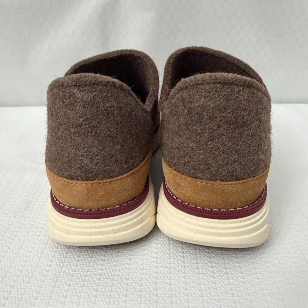 LL Bean Downeast Wool Slip On Shoes Women’s Size 8 M Brown Toasted Coconut - Picture 4 of 11